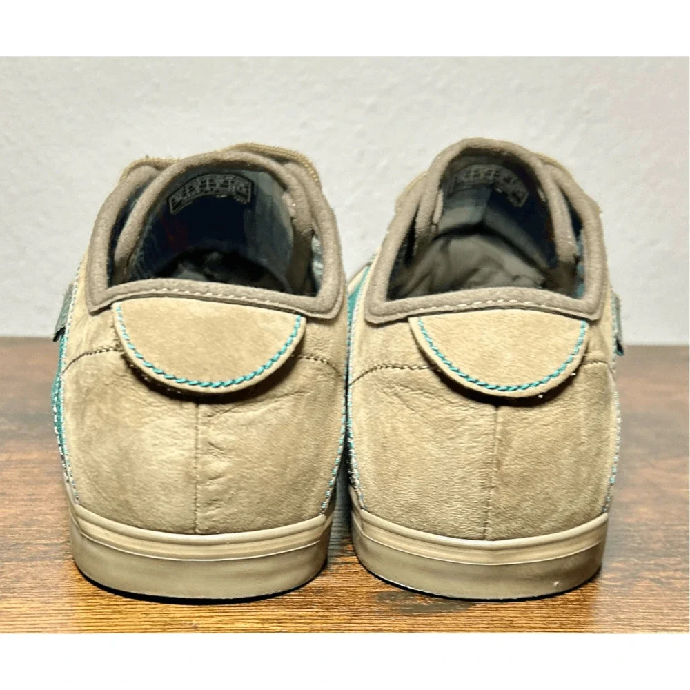 Keen Arcata Kid’s Canvas Lace Up Turquoise Casual Shoes Sz 6 US/ 5 UK